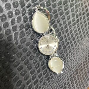 Chico's Silver and Cream Women's Watch